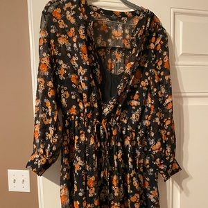 Lucky Brand Long Sleeve Dress